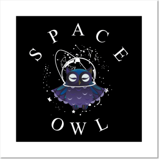 Space Owl Posters and Art